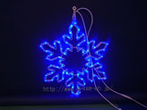 LED フラッシングスノーフレイク ブルー
