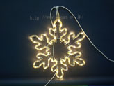 LED フラッシングスノーフレイク ゴールド
