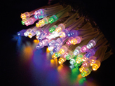 2芯LEDストリングライト100球クリアコード ジュエリーマルチ