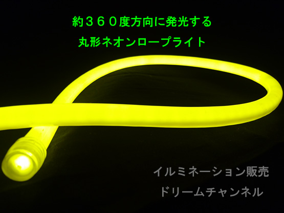 丸形ネオンロープライト