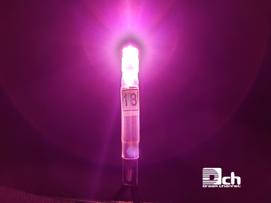 ｄｃｈストリングライト 色番号１８ チェリーピンク ２芯 無点滅タイプ