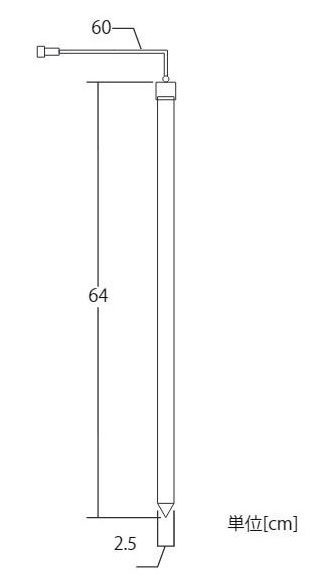 24Vラインジュエルライト ドレープ60 サイズ