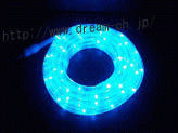 LEDロープライト6mコントローラー付(白・青)スタンダードLED6WB